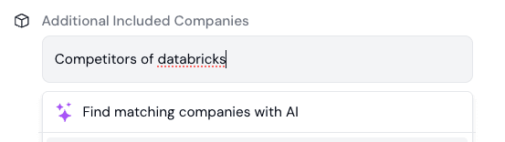 Using AI to find companies that match a description